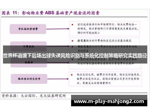 世界杯语境下后场出球失误风险识别与系统化控制策略研究实践路径